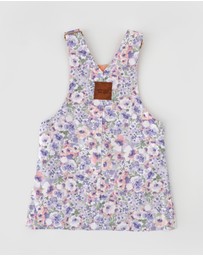 WITH LOVE FOR KIDS - Hazel Denim Pinafore Dress - Babies - Kids