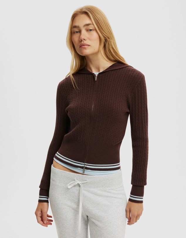 Cotton On - Everfine Hooded Knit