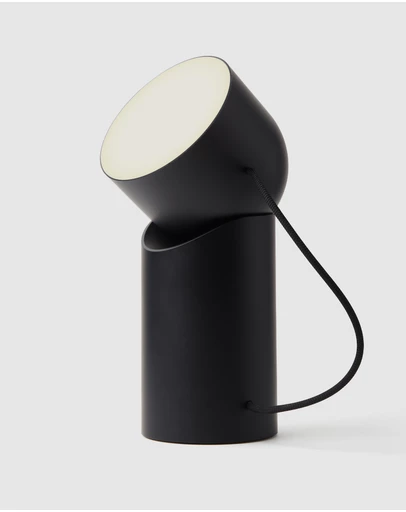 Lexon - Lexon Orbe Portable Led Lamp With Moving Head - Black