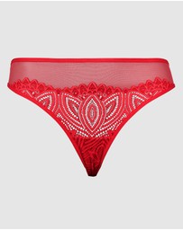 Sans Complexe - Lisa High Cut Brazilian Lace Brief