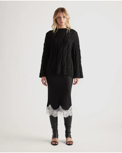 Decjuba - Miranda Cable Knit Jumper