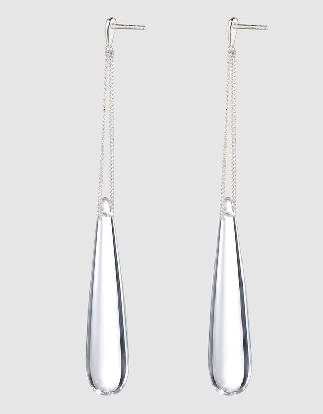 Elli Jewelry - Resin Drop Earrings in 925 Silver