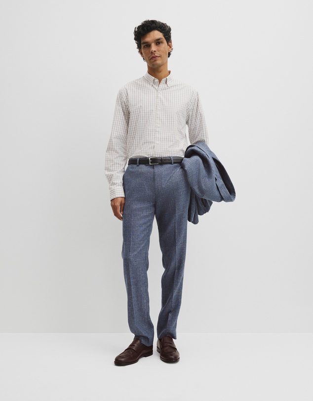 Country Road - Regular Fit Cotton Grid Shirt