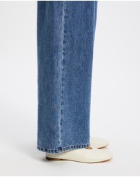 AERE - Lani Leather Ballet Flats