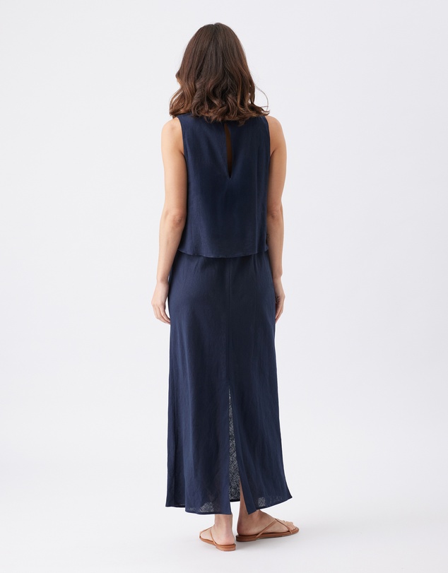 Ripe Maternity - Lena Linen Nursing Dress
