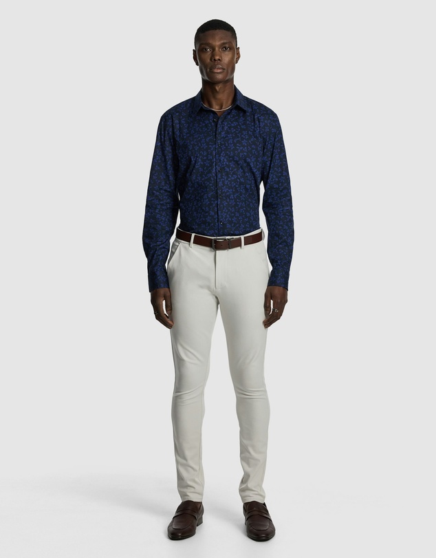 yd. - Linden Slim Floral Shirt