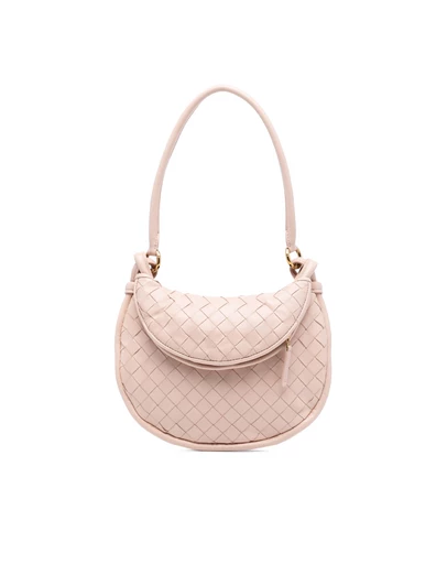 Pre-Loved by Azura Reborn - Pre-Loved Small Nappa Intrecciato Gemelli Hobo