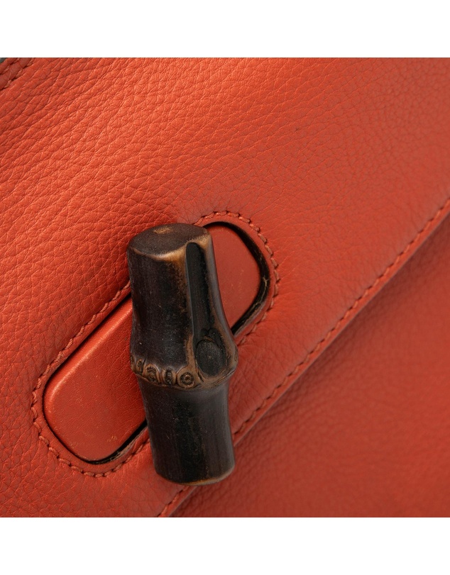 Pre-Loved by Azura Reborn - Pre-Loved Small Leather Bamboo Daily Satchel