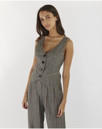 Amelius - Set Sail Linen Stripe Vest