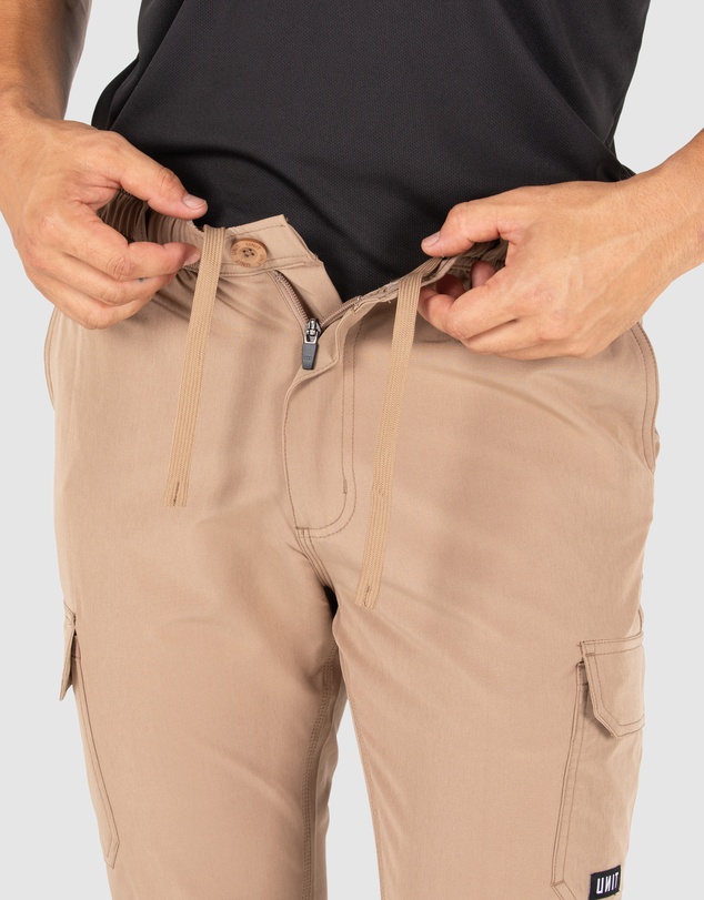 UNIT Workwear - UNIT Mens Cuffed Cargo Flexlite Utility Pants