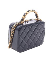 Pre-Loved by Azura Reborn - Pre-Loved CC Quilted Patent Vanity Case