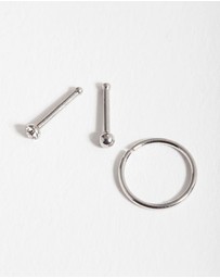 Lovisa - Surgical Steel Ball Diamante Nose Jewellery Pack