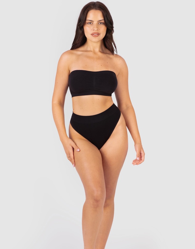 B Free Intimate Apparel - Cotton-Rich Padded Strapless Bra (A-B-C) Cup