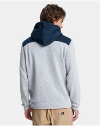 Quiksilver - Mens Keller Block Zip Up Hoodie