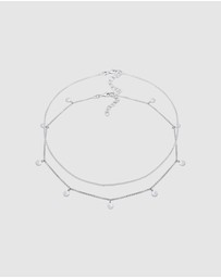 Elli Jewelry - Necklace Choker Set 925 Sterling Silver