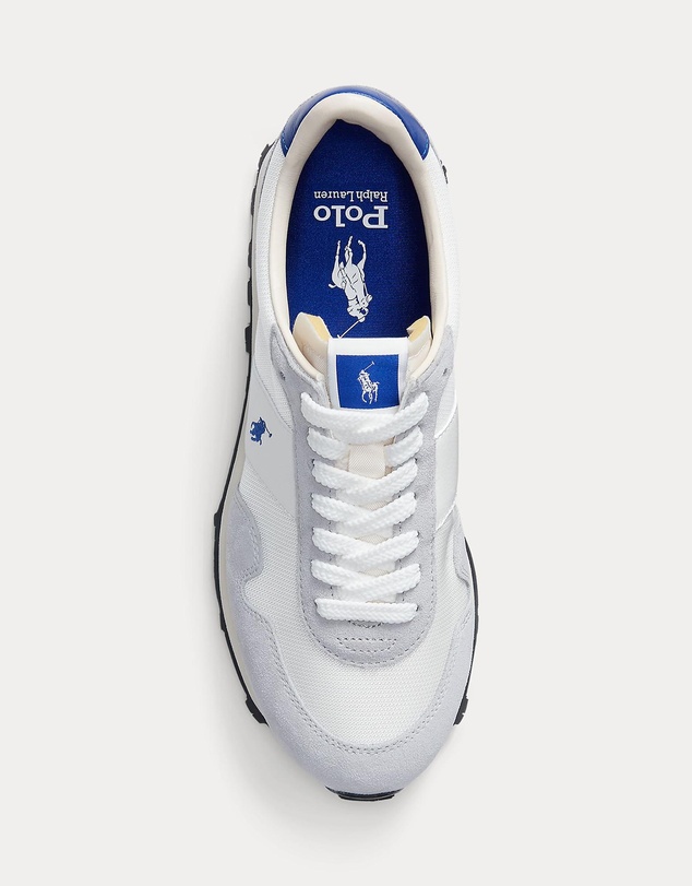 Polo Ralph Lauren - PRL Trail 125 Suede-Mesh Sneaker - The ICONIC Exclusive