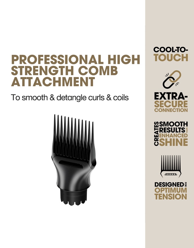 ghd - speed Professional Hair Dryer High Strength Comb Nozzle Attachment