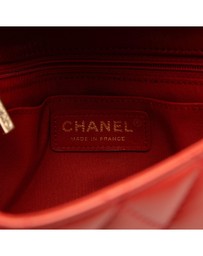 Pre-Loved by Azura Reborn - Pre-Loved CC Quilted Calfskin Ruffle Strap Flap