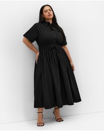 City Chic - Lana Midi Shirt Dress