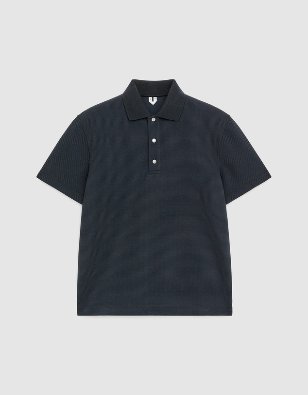 ARKET - Waffled Polo Shirt