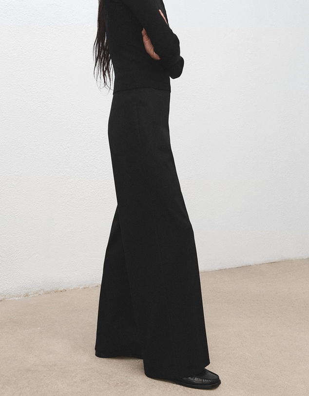 M.N.G - Straight-Fit Trousers With Elastic Waist