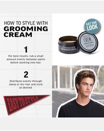 American Crew - Crew Classic Grooming Cream 3oz/85g