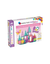Magna-Tiles - MAGNA-TILES - Castle DLX + microMAGS - 48 Piece Set