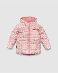 Crywolf - REVERSIBLE ECO-PUFFER Rose Gingham