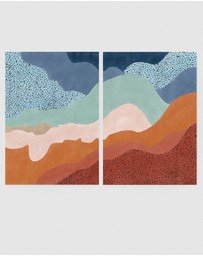 Inka Arthouse - Sunset Mountain Set by Elena Ristova