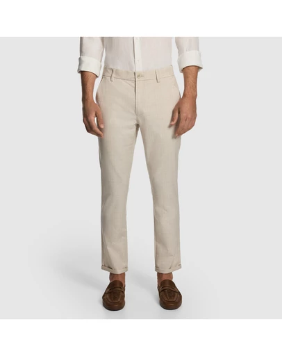 yd. - Rafael Check Slim Chino