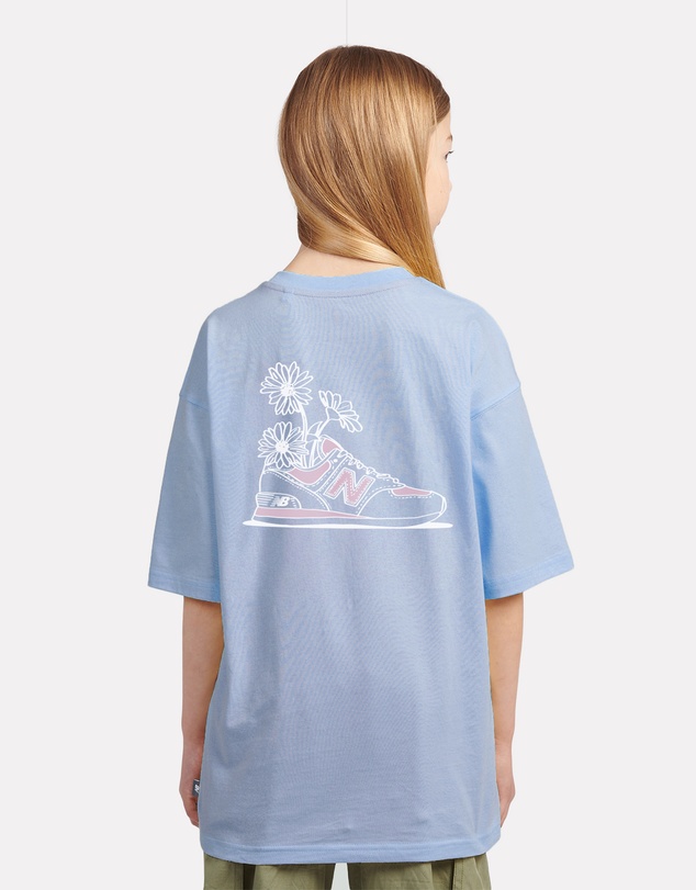 New Balance - Floral Sneaker Back Graphic Tee