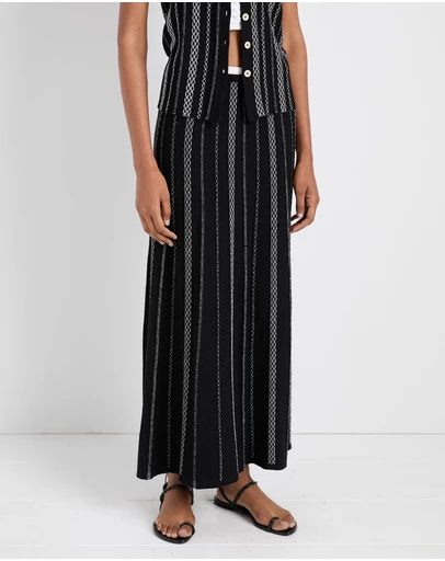 Proenza Schouler White Label - Morena Skirt In Textured Knit