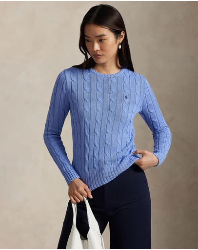 Polo Ralph Lauren - Cable-Knit Cotton Crewneck Sweater