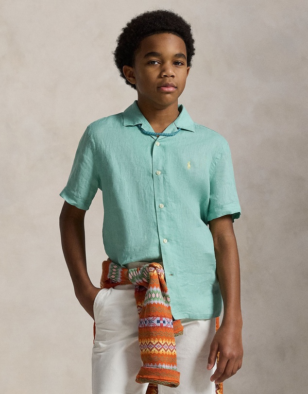 Polo Ralph Lauren - Linen Camp Shirt - Teens