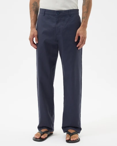 AERE - Tailored Relaxed Linen Blend Pants
