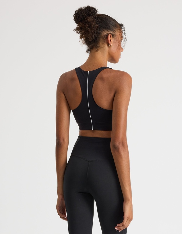 Upstate - Racer Back Crop - Black