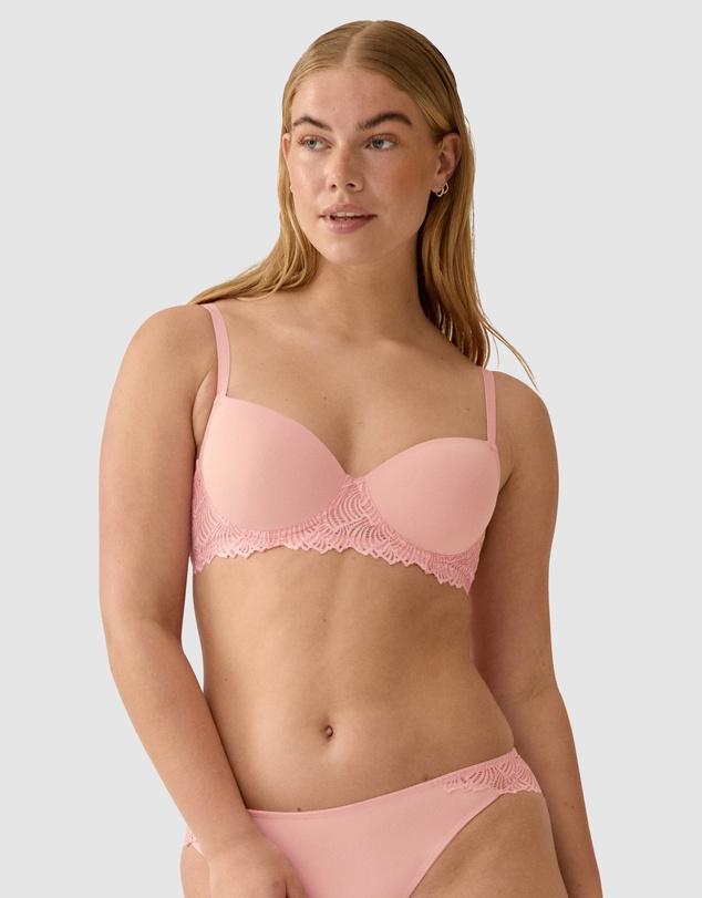 Naturana - Friday Wired Balconette T-Shirt Bra With Lace