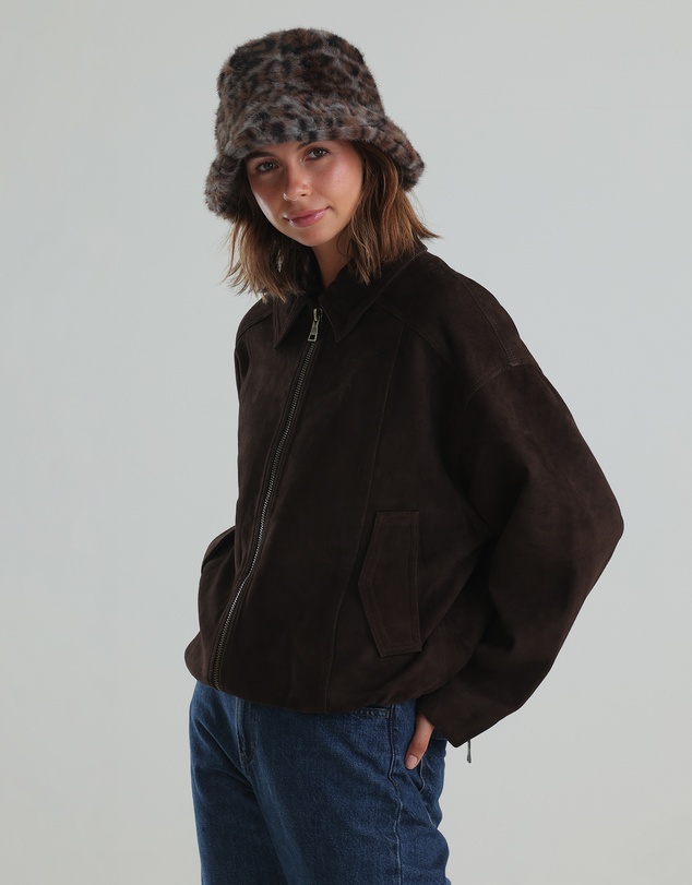 Morgan & Taylor - Marissa Faux Fur Hat in Grey