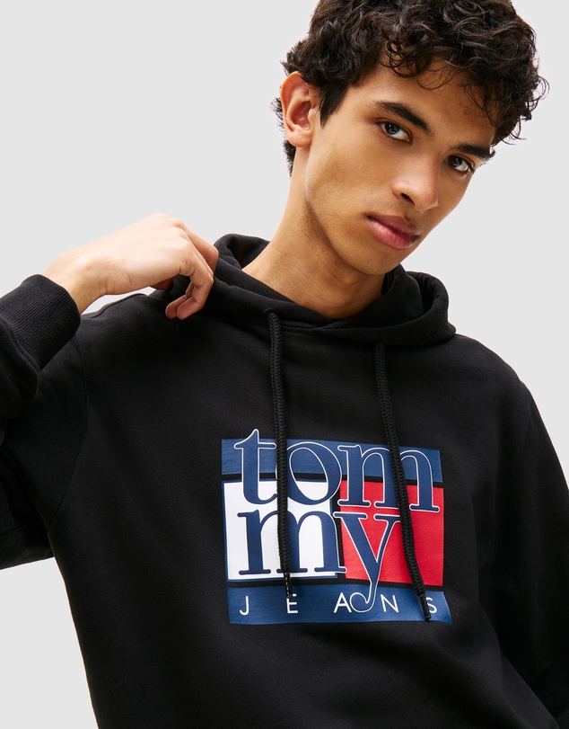 Tommy Jeans - Flag Logo Terry Hoodie