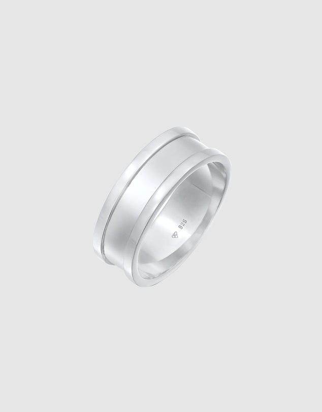 Kuzzoi - ICONIC EXCLUSIVE - Polished Band Ring in 925 Sterling Silver