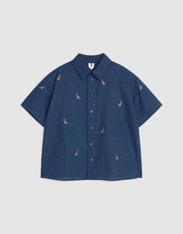ARKET - Embroidered Linen Blend Shirt - Babies-Teens