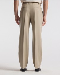 Calibre - Straight Leg Wool Pants Sand