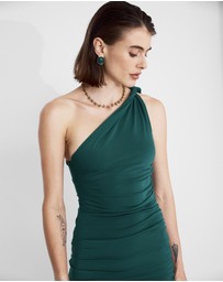 Lakeyo - Kate Emerald Green Mini Dress