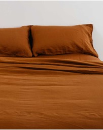 Carlotta + Gee - 100% Linen Flat Sheet
