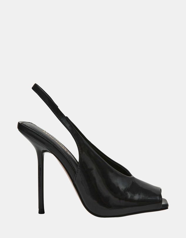 Steve Madden - Lucian Black Leather Heels