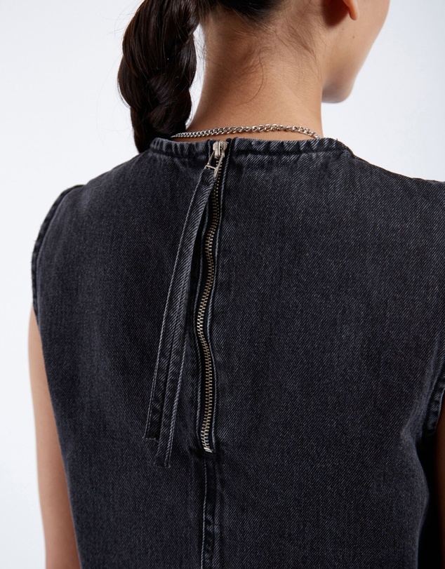 Dr Denim - Erin Top Retro Black