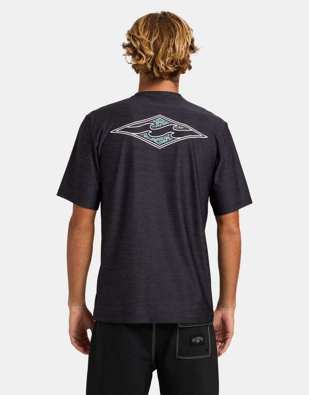Billabong - Mens Diamond Shoreline Loose Fit Short Sleeve Rashguard
