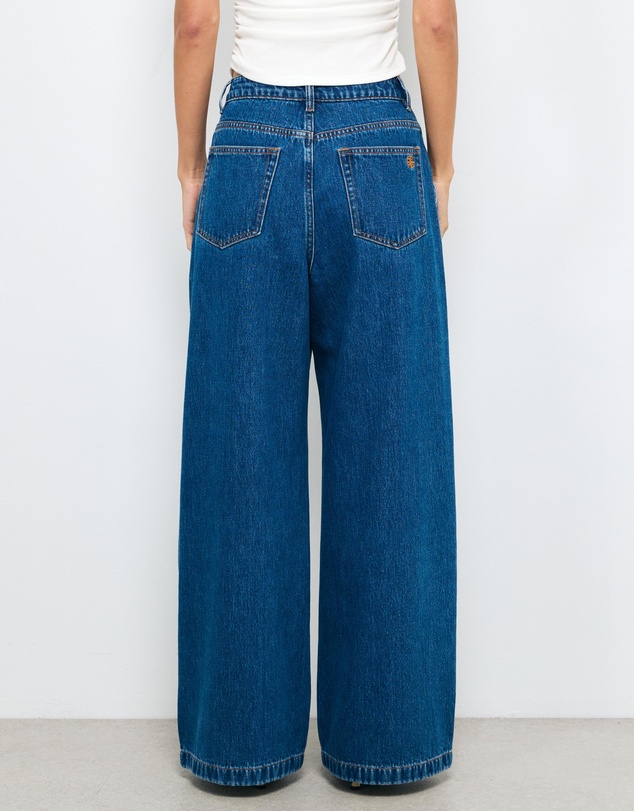 AERE - Tora High Rise Pleat Front Jeans