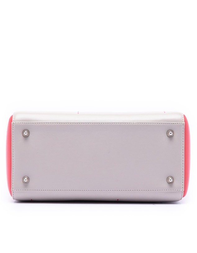 Pre-Loved by Azura Reborn - Pre-Loved Medium Tricolor Lambskin Macrocannage Stitched Lady Dior