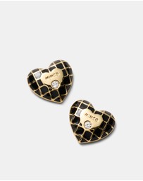 MIMCO - Dylan Heart Stud Earrings